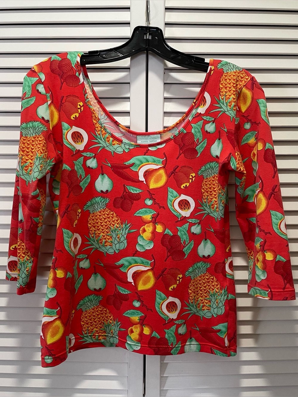 Manuel Canovas Tropicsl Fruit Print Top